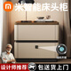 卿朵智能實木床頭柜帶鎖家用臥室輕奢感2025新款小型床邊柜子 米白色【FPC高精度指紋鎖】送貨 50x40x50cm