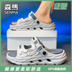 森馬森馬涼鞋男夏季外穿踩屎感學(xué)生厚底運(yùn)動(dòng)涼拖戶外海邊防滑沙灘拖鞋 【升級(jí)版】灰色 42 【42-43同碼】