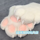 蓬源玩具furry獸裝爪子帶嘰嘰叫一對(duì) 彩色獸裝爪子手套成品嘰嘰叫cos搭配 【白色】 一對(duì)帶BB叫
