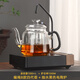金灶新款抽水一體電陶爐煮茶器單爐泡茶專(zhuān)用自動(dòng)上水燒水壺煮茶壺茶爐 加厚.編繩B款四代壺+黑色高端抽 1L以上