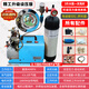匠世紀高壓打氣機40mpa打氣泵小型單缸水冷瓶電動(dòng)充氣泵沖氣設備打氣筒 精工升級設壓版（設壓關(guān)機）