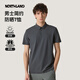 諾詩(shī)蘭（NORTHLAND）25夏季新款男士翻領(lǐng)短袖T恤戶(hù)外防曬親膚透氣簡(jiǎn)約舒適商務(wù)POLO衫
