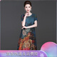 珍妮噠真絲連衣裙女夏裝2025新款大碼寬松遮肚顯瘦媽媽裝圓領中長款裙子 10 4XL 建議145-160
