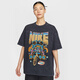 耐克（NIKE）T恤女裝 2025夏季新款Oversize風(fēng)運動(dòng)服寬松短袖女舒適休閑上衣 HF9692-010 L