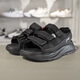 李寧（LI-NING）2025夏季新品SOFT COCA 男女同款柔軟舒適潮流涼鞋AGUV001 AGUV001-1 黑色 39.5