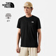 北面（The North Face）短袖速干T恤男24春夏新款戶外吸濕排汗圓領短袖8826 JK3/黑色 M/170
