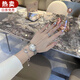 【二手99新】卡地亞（Cartier ）女表藍氣球系列石英自動(dòng)機械外圈鑲鉆情侶二手奢侈品腕表女士手表 W69010Z4鋼帶石英28.6mm【后鑲鉆】