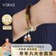 Vana古風(fēng)綠檀木手串男女七夕情人節(jié)禮物送男女朋友老婆 古風(fēng)綠檀手串