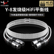 YYAUDIO楊陽(yáng)發(fā)燒級(jí)卡農(nóng)線公對(duì)母平衡線7N單晶銅鍍銀hifi卡儂話筒線音頻線麥克風(fēng)調(diào)音臺(tái)連接線 卡農(nóng)線公對(duì)母（1對(duì)） 1.5米