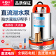 韓羽（Hanyu）直流潛水泵12V24V48V60V伏電瓶車水泵電動車抽水泵農用抽水機 48-60V通用350瓦20米電線