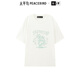 太平鳥【商場(chǎng)同款】2025夏季新款Daria Song聯(lián)名T恤A1CNF2440 白色 M 160