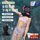 曇蓓漫游泳防曬面罩臉基尼夏季戶外運(yùn)動(dòng)浮潛水護(hù)臉頭套透氣海邊遮陽(yáng)泳帽 潛水面罩【漫暮黑】M碼成人款 均碼 【升級(jí)加長(zhǎng)防護(hù) 全臉包裹】