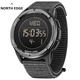 NORTH EDGE碳纖維戶(hù)外運動(dòng)當兵輕便電子手表男士指南針鬧鐘計步卡路里學(xué)生表