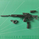 暗區(qū)突圍周邊武器模型 1:5逃離塔科夫周邊法老吃雞拼裝武器模型 暗區(qū)突圍同款H416 玩具模型(額外配件)