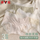 雅鹿冰絲內褲女大碼夏季薄款無(wú)痕中腰200斤胖MM純棉襠女士三角短褲頭 粉色+淺黃+淺綠- 3條 2XL （建議140-160斤）