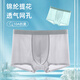 京舒棉京東自有品牌網(wǎng)眼冰絲內(nèi)褲三條裝 綠色組合  XL 