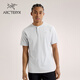 ARC'TERYX始祖鳥(niǎo) KADEM HENLEY SS 透氣 男子 速干短袖T恤 Solitude Heather/隱秘灰 L