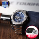 卡西歐（CASIO） G-SHOCK鋼鐵黑暗之心明星同款藍天使GST-B100太陽能男表運動手表 GST-B100D-2A