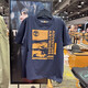 添柏嵐（Timberland）夏季男士T恤英文印花休閑圓領百搭短袖男T恤 A5R7Q--433深藍 3XL