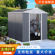 CLCEY簡(jiǎn)易工具房花園別墅儲(chǔ)物間戶外可移動(dòng)鐵皮房子組裝屋活動(dòng)板房順豐 雙坡D/322*263*196cm