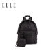 ELLE女包雙肩包初高中生書(shū)包通勤出游中秋禮物25085老花