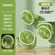 XAXR USB小風(fēng)扇迷你電風(fēng)扇可充電大風(fēng)力散熱小臺扇辦公室宿舍床頭靜音低噪多功能循環(huán)風(fēng)電臺式電扇 綠色插電燈光款|五檔大風(fēng)力|輕音長(cháng)續航即插即用