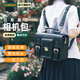 CADEN卡登單肩相機包富士sony索尼佳能徠卡相機包日系單雙肩復古女包微單專業(yè)斜挎手提包 D83黑色中號【一機兩鏡+一包三用+整包防水】
