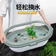 BARBAROUS GROWTH養龜專(zhuān)用箱小烏龜生態(tài)缸曬臺造景曬臺家用大型飼養箱免換水龜 缸+飼養禮包 中號【35*23*9.5cm】