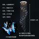 梵靚現(xiàn)代簡(jiǎn)約樓梯間水晶蝴蝶長吊燈復(fù)式樓鏤空大廳別墅旋轉(zhuǎn)輕奢吊燈 單螺旋D40*H120厘米 調(diào)光