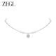 ZEGL小圓牌項鏈女飾品掛件吊墜鎖骨鏈秋冬新款送閨蜜生日禮物