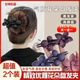 網(wǎng)紅感蝴蝶夾子后腦勺盤(pán)發(fā)神器發(fā)夾女鴨嘴抓夾一字夾發(fā)卡頭飾 蝴蝶抓夾-墨綠色1+紫紅色1