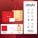 abyb charming「禮盒裝」富瘦雙全耳釘可旋轉(zhuǎn)一款多戴耳小眾精致輕奢高級感耳環(huán) 富瘦雙全耳釘（萬兩金）
