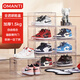 歐曼蒂（OMANTI）鞋盒亞克力鞋柜防塵防潮AJ高幫鞋磁吸側(cè)開門手辦收藏展示鞋盒收納 磁吸側(cè)開透明鞋盒【1個(gè)】