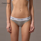 Calvin Klein內(nèi)衣【明星同款摩登引力帶】女士ck提花比基尼三角內(nèi)褲女F3787AD 020-椰青灰 1條 M