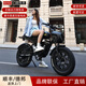 鳳凰super73RXY1S1電動(dòng)自行車(chē)寬輪胎山地復古越野摩托助力電動(dòng)車(chē) RX黑武士精英激光筐風(fēng)火輪三角板后貨架燈罩 70-80公里左右