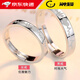 巴克樂樂心跳情侶開口戒指活口可調(diào)節(jié)手飾韓版心電圖心形對(duì)戒創(chuàng)意配飾 一對(duì)裝 開口可調(diào)節(jié)