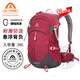 艾王（AIONE）新款專(zhuān)業(yè)戶(hù)外登山雙肩背包30升大容量男女超輕便徒步旅行防潑水 A紋酒紅二代2383A 30L（背負系統+贈防雨罩）