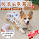 句可 狗狗衣服夏季薄款柯基衣服防掉毛夏天涼涼衣中小型犬專用空調(diào)服 卡通小熊 M碼（建議15-21斤）