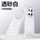 優(yōu)勛適用于華為Mate70pro手機(jī)殼新款超薄男士60pro磨砂透明商務(wù)個(gè)性mate70高級(jí)感磁吸防摔輕奢保護(hù)套 【透白磨砂】金屬獨(dú)立按鍵殼 華為Mate 60 Pro+