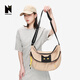 NOXXON單肩包女休閑貓咪通勤餃子包生日禮物女士斜挎包生日禮物 卡其色