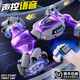 柏思樂手勢感應(yīng)變形遙控汽車玩具兒童扭變車四驅(qū)越野車賽車男孩生日禮物 【精簡版手柄+體感雙控】紫 1組鋰電池-60分鐘續(xù)航