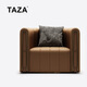 TAZA【設(shè)計(jì)師高定系列】大平層沙發(fā)椅  意式輕奢全真皮 原創(chuàng)休閑椅 V級(jí) 全粒面中厚牛皮 Montreux sofa