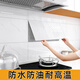 瓦時(shí)仿瓷磚墻貼墻紙自粘防水防潮鋁塑墻板廚房 爵士白40*80(5片裝)