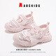 ABC KIDS童鞋女童夏季公主鞋兒童涼鞋軟底沙灘鞋小學(xué)生3288 粉色  33
