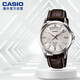 卡西歐（CASIO）商務(wù)休閑時(shí)尚鋼帶防水男表MTP-1381L-7AVDF