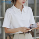 真維斯（JEANSWEST）純棉T恤女2025春季新款復(fù)古風(fēng)休閑寬松半拉鏈純棉短袖女
