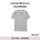 安普里奧·阿瑪尼（Emporio Armani）夏季新款運動(dòng)潮流輕奢休閑男短袖t恤灰M