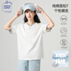 JEANSWEST CLUB真維斯純棉撞色T恤女短袖顯瘦修身上衣寬松半袖時尚百搭學(xué)生上衣