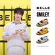 百麗（Belle）張凌赫同款smiley聯(lián)名快樂吐司1代升級版女勃肯涼鞋D7X1DBL5 【張凌赫同款】杏色-女款 （1代升級版） 38 (240mm)