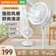 蘇泊爾（SUPOR）空氣循環(huán)扇電風(fēng)扇家用大風(fēng)力遙控落地扇渦輪換氣扇辦公室宿舍立式輕音風(fēng)扇 EFC-111A-23（機(jī)械）